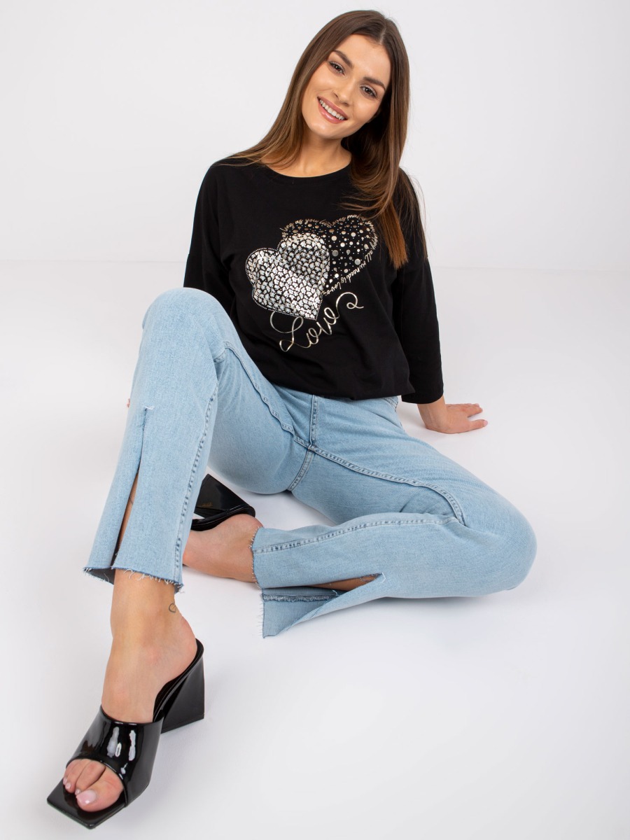 Dámská halenka Elizabeth RUE PARIS černá 