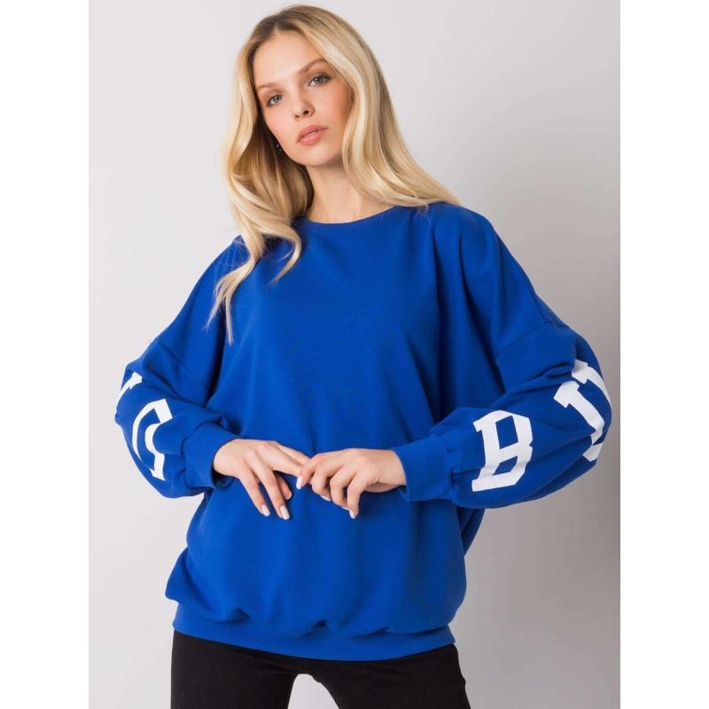Dámská mikina s potiskem BROOKE modrá 