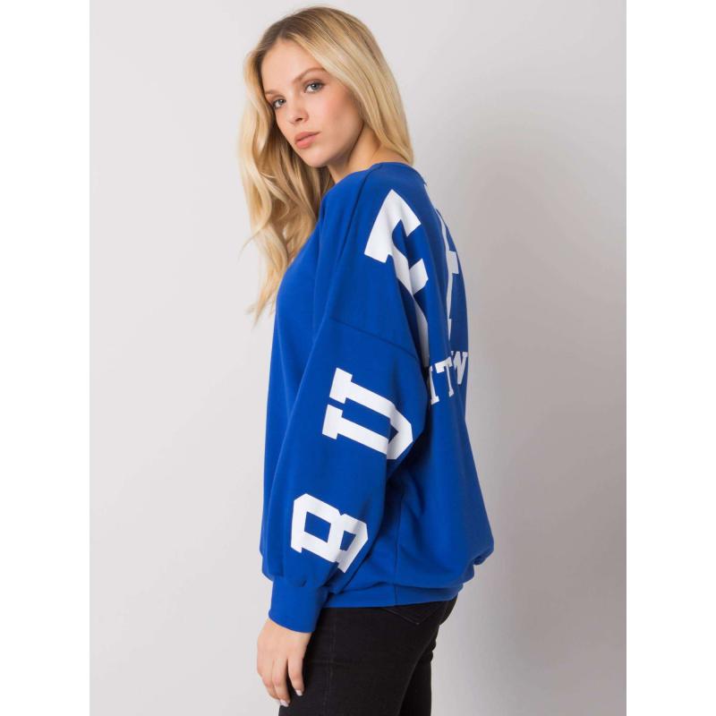 Dámská mikina s potiskem BROOKE modrá 