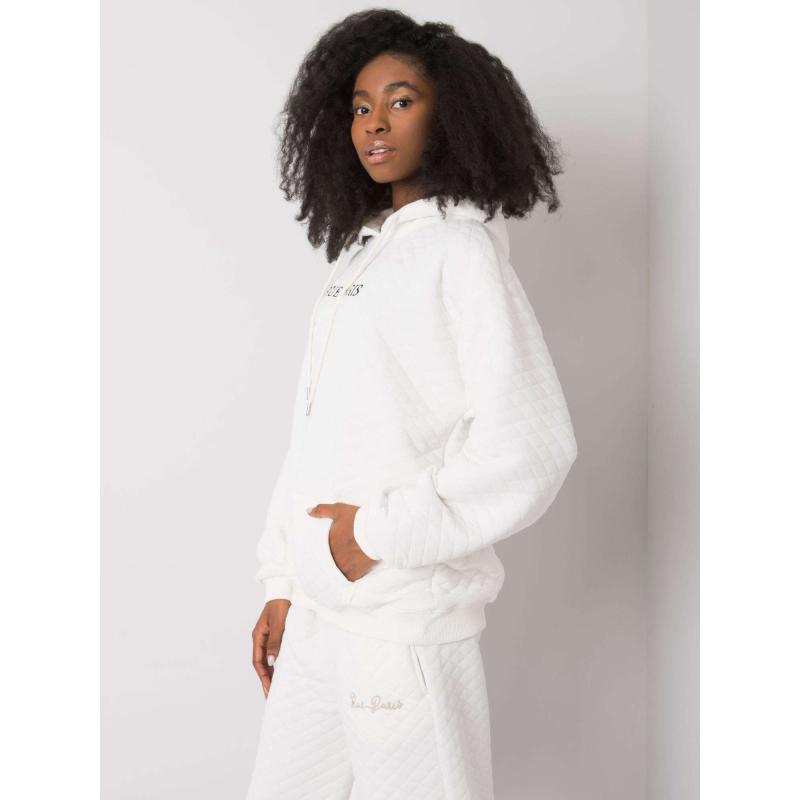 Dámská mikina prošívaná Hanna RUE PARIS ecru 
