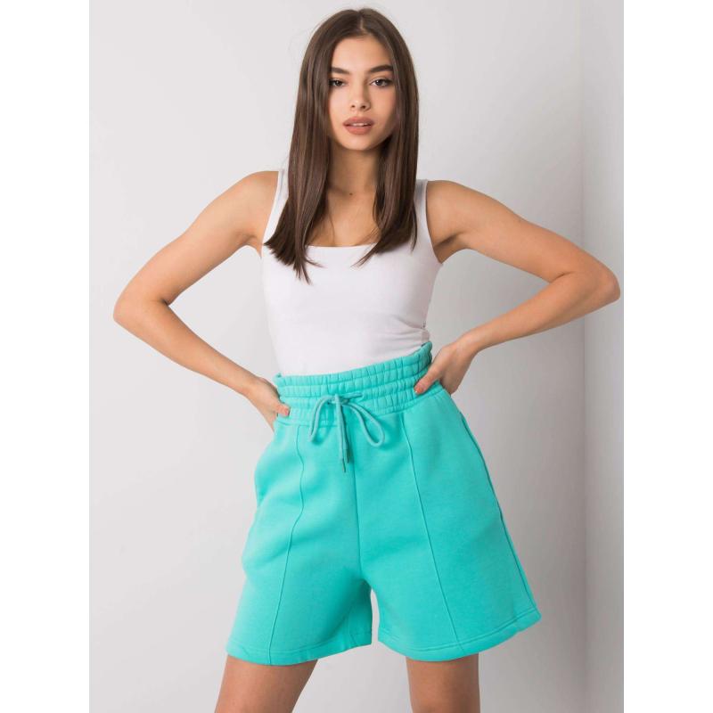 Dámské šortky teplákové LARIANNA tyrkysové 