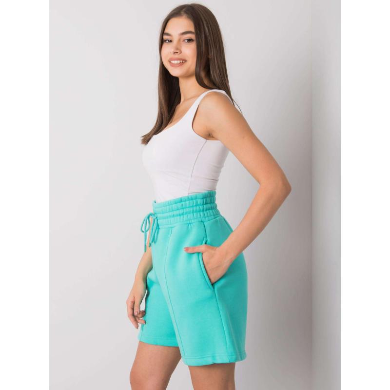 Dámské šortky teplákové LARIANNA tyrkysové 