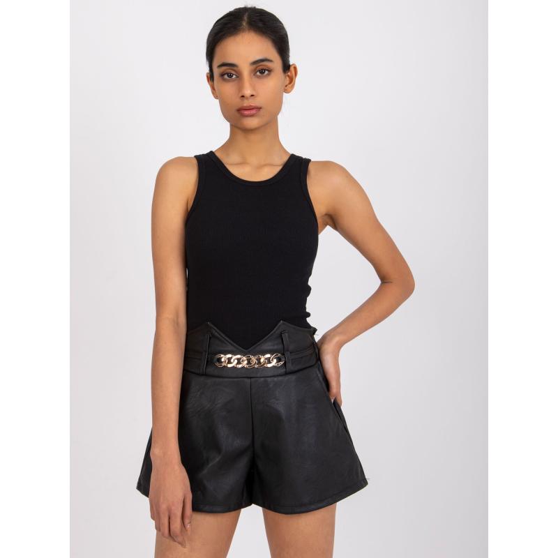 Női pántnélküli felső Eston RUE PARIS fekete