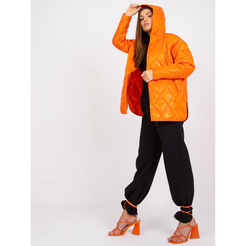 Női kapucnis dzseki Eleanor RUE PARIS narancssárga