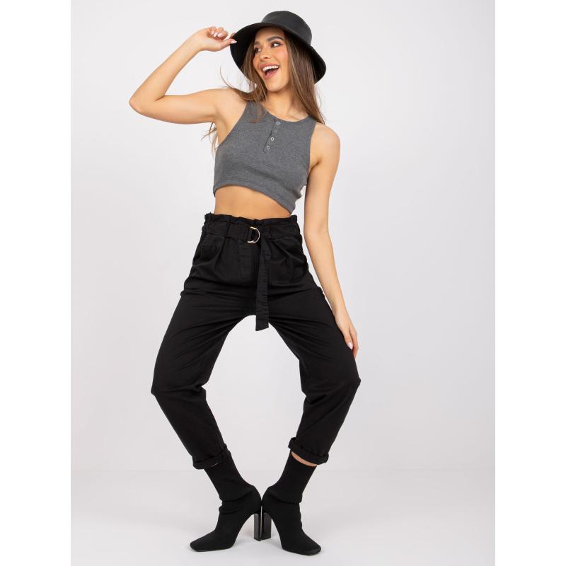 Női CABRERA pamut nadrág fekete