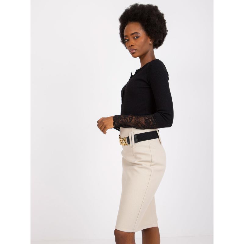 Dámská halenka s krajkou Beatrice RUE PARIS černá 