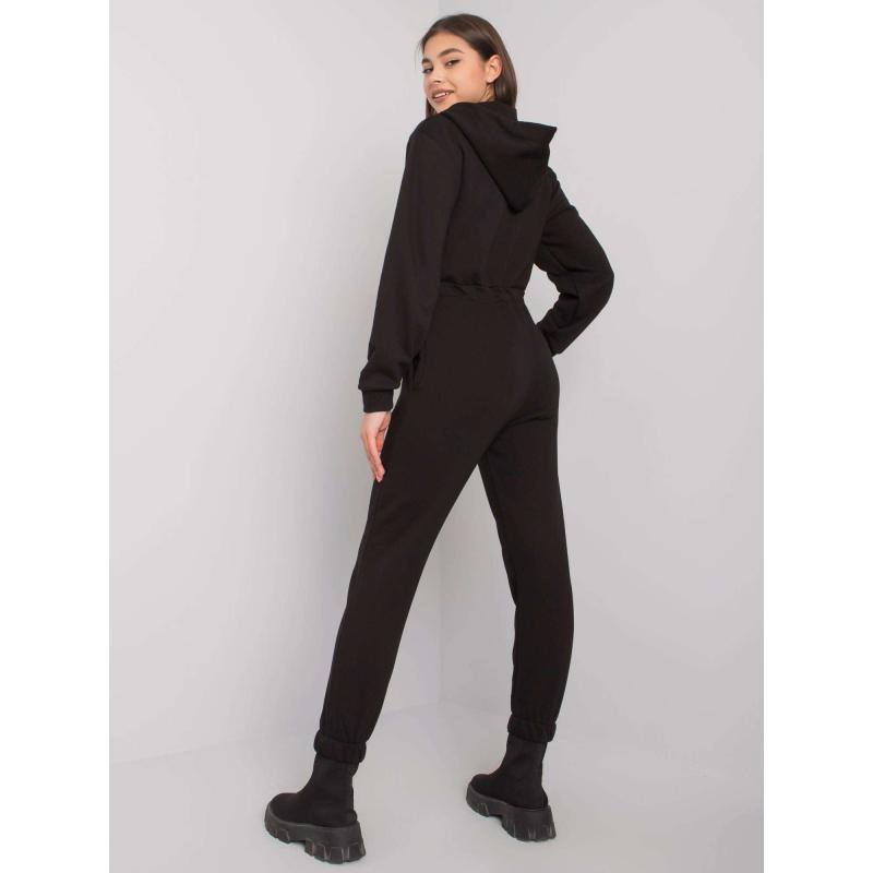 Dámská kombinéza s kapucí ELWOOD černá 