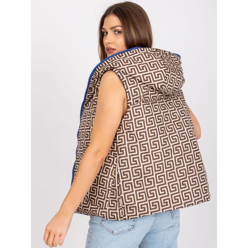 Dámská vesta prošívaná oboustranná ADDISON modrá