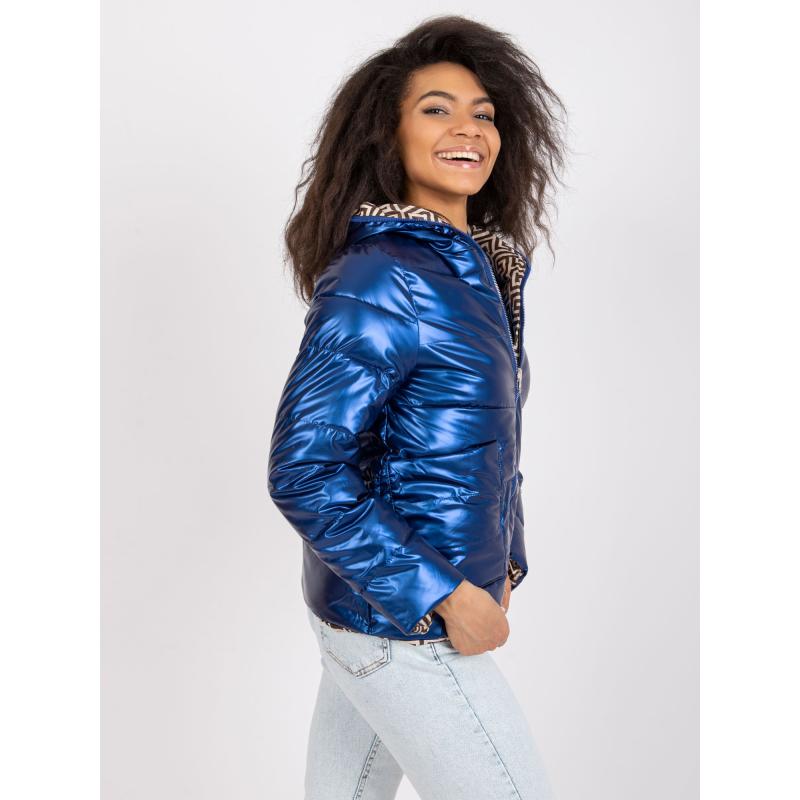 Női fordítható kapucnis kabát ARTA kék