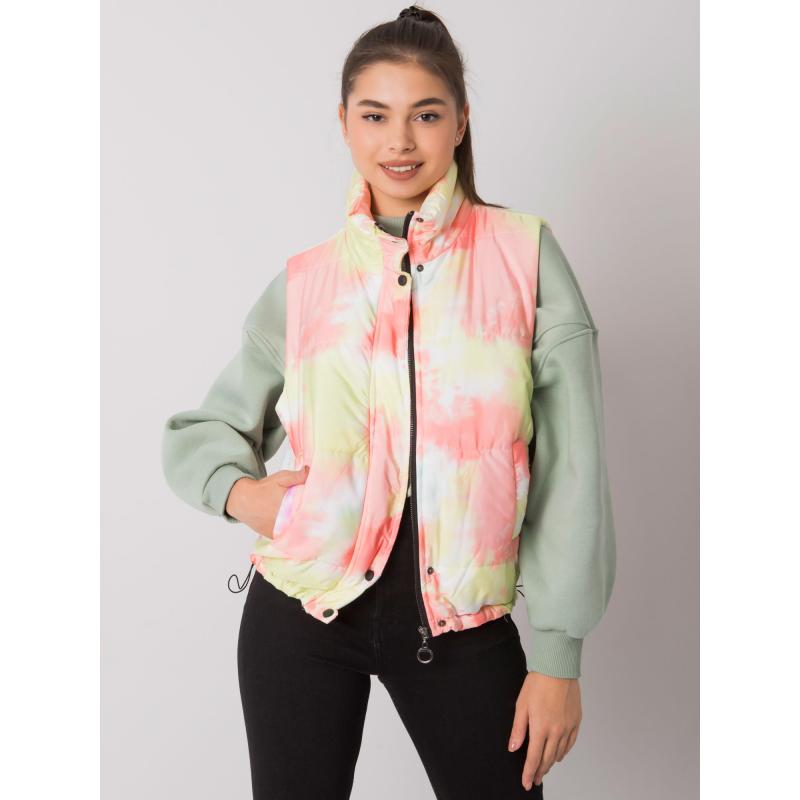 Dámska prešívaná vesta ROONIE žlto-oranžová