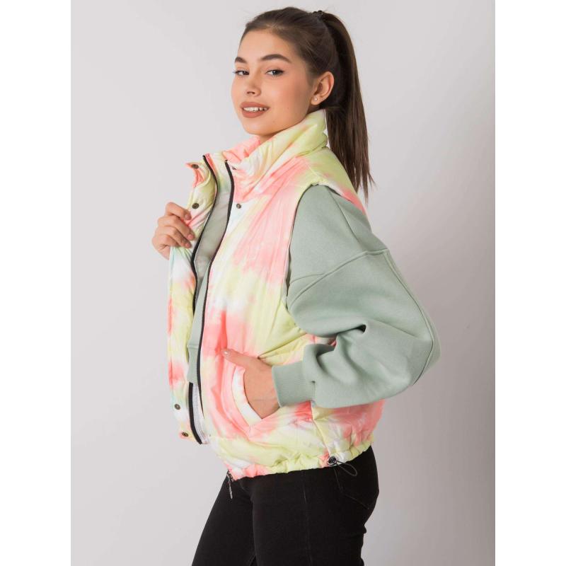 Dámska prešívaná vesta ROONIE žlto-oranžová