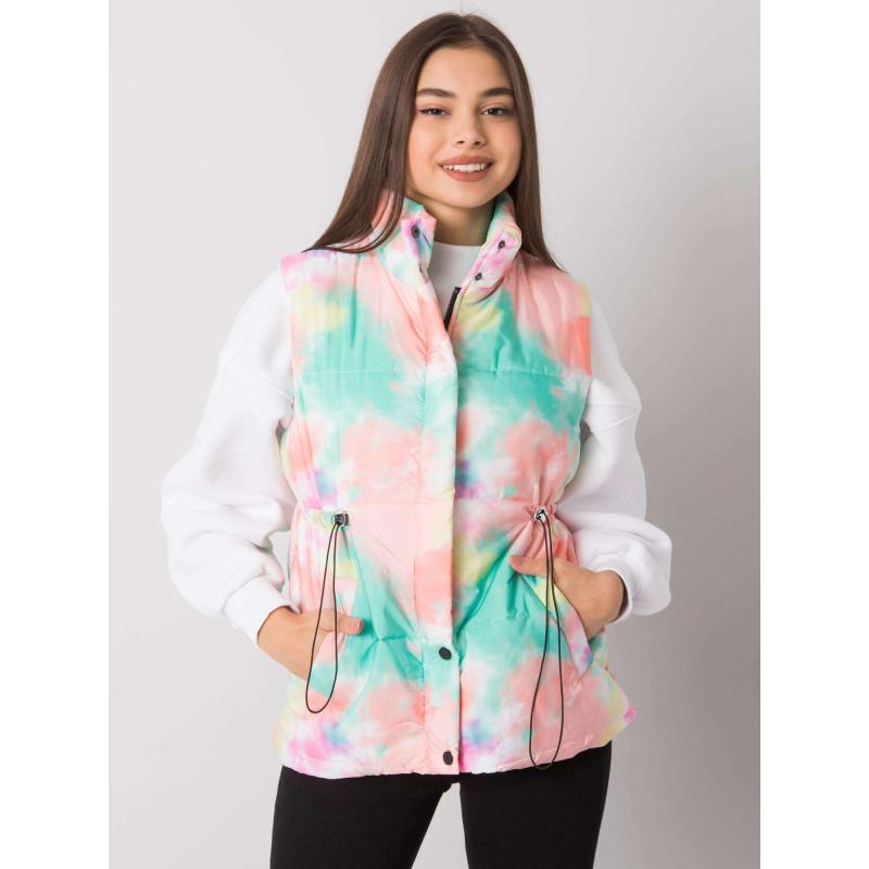 Dámská vesta LOUIE zelenooranžová