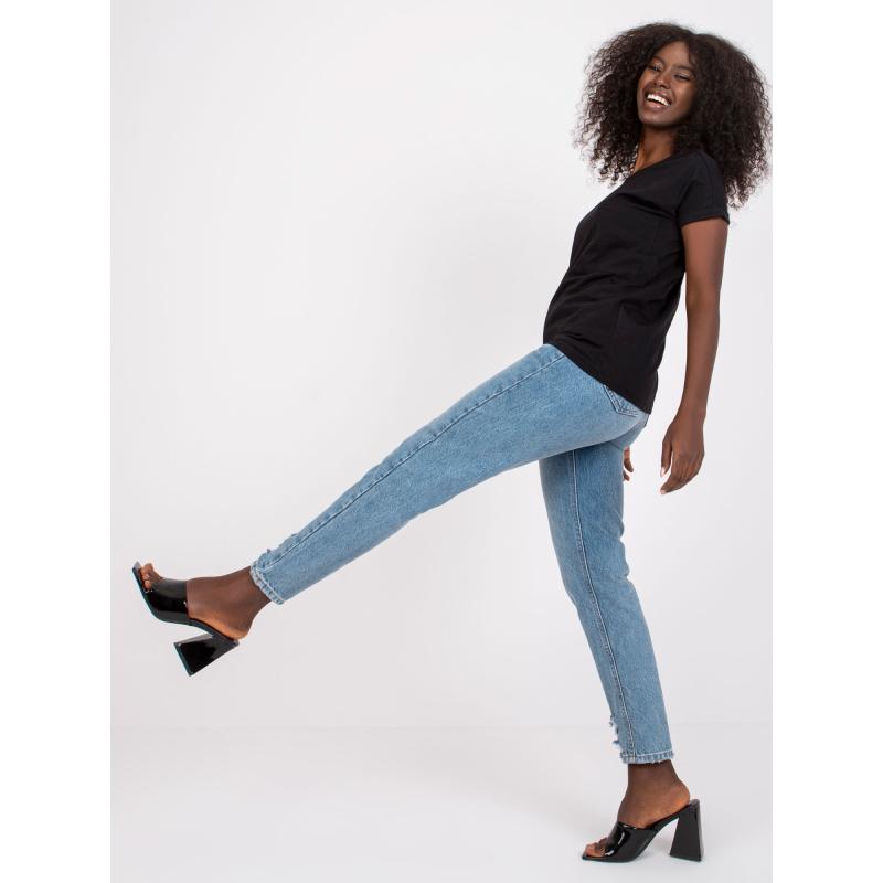 Női Ventura MAYFLIES zsebes póló fekete