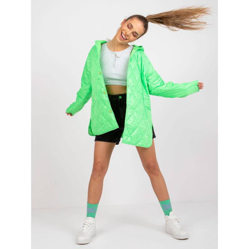 Dámská bunda prošívaná přechodová Eleanor RUE PARIS zelená  