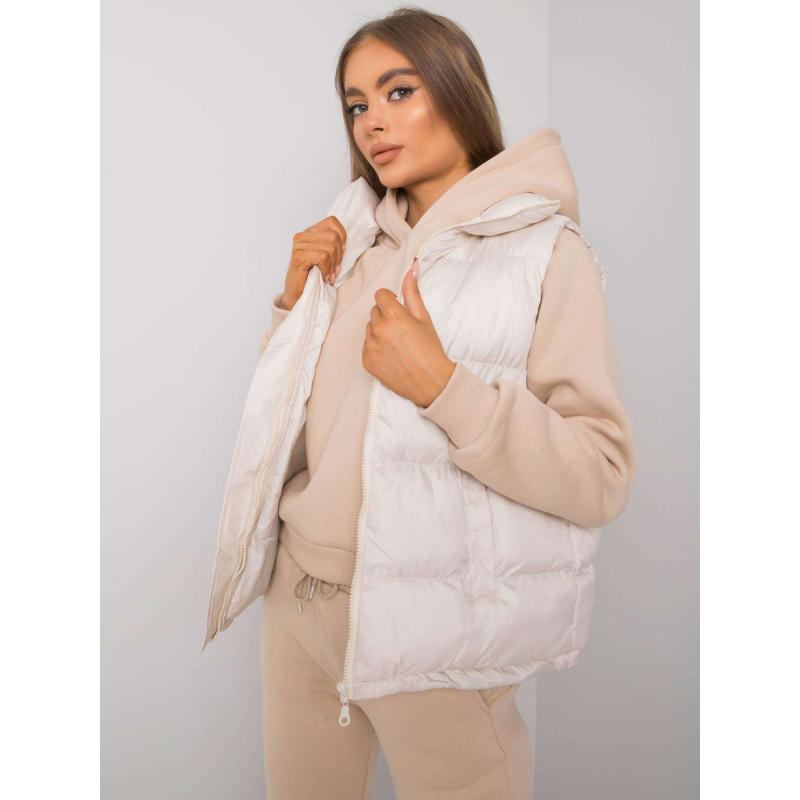 Dámská souprava s vestou AYSEL světle béžová 