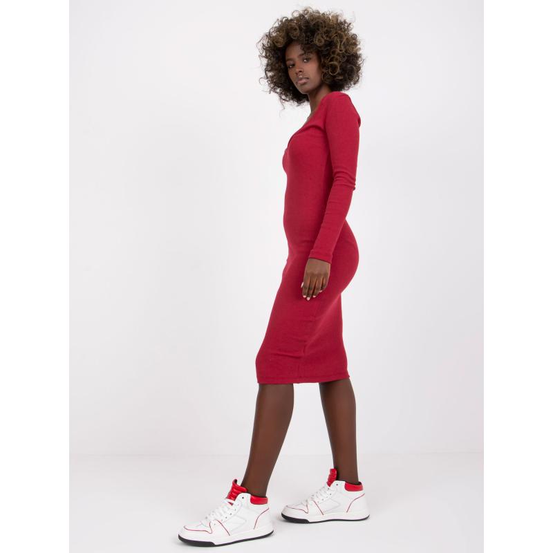 Dámské šaty Lucy RUE PARIS bordó  