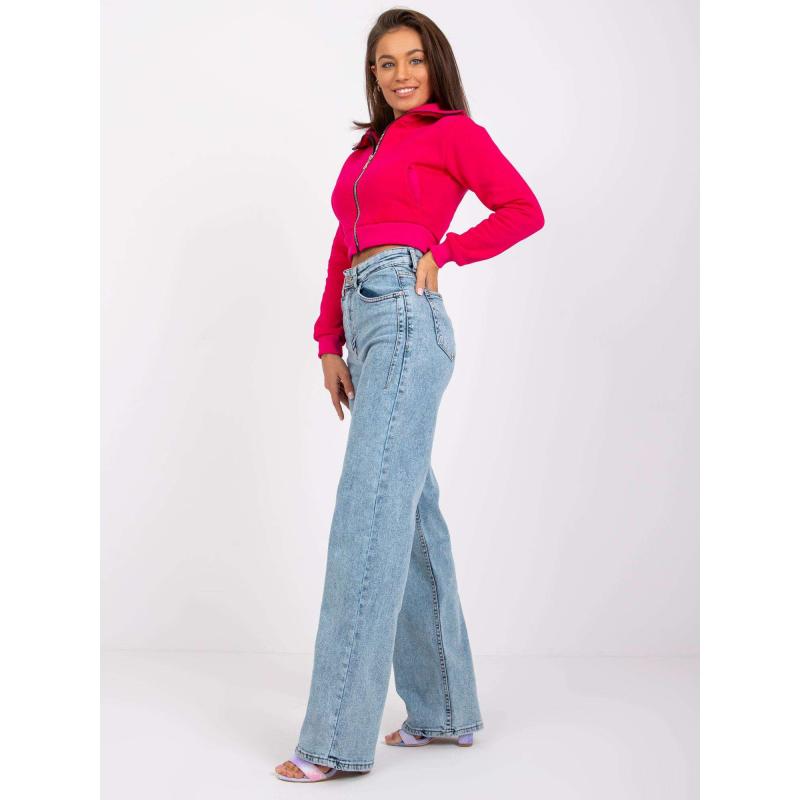 Dámske široké džínsy COIMBRA modré