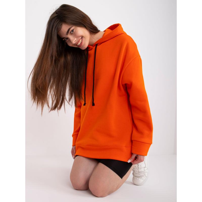 Női kapucnis pulóver TENERIFE narancssárga