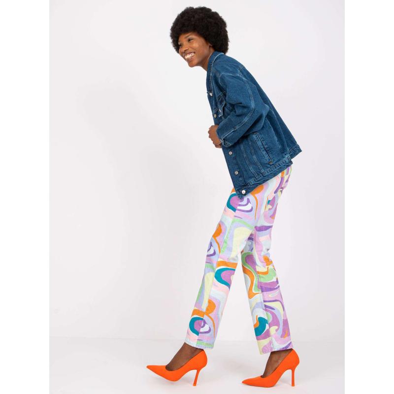 Dámská bunda oversize džínová Claudette RUE PARIS tmavě modrá  