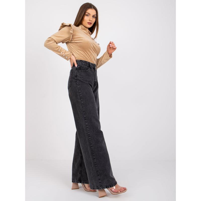 Dámská halenka s dlouhými rukávy CAPRI tmavě béžová 