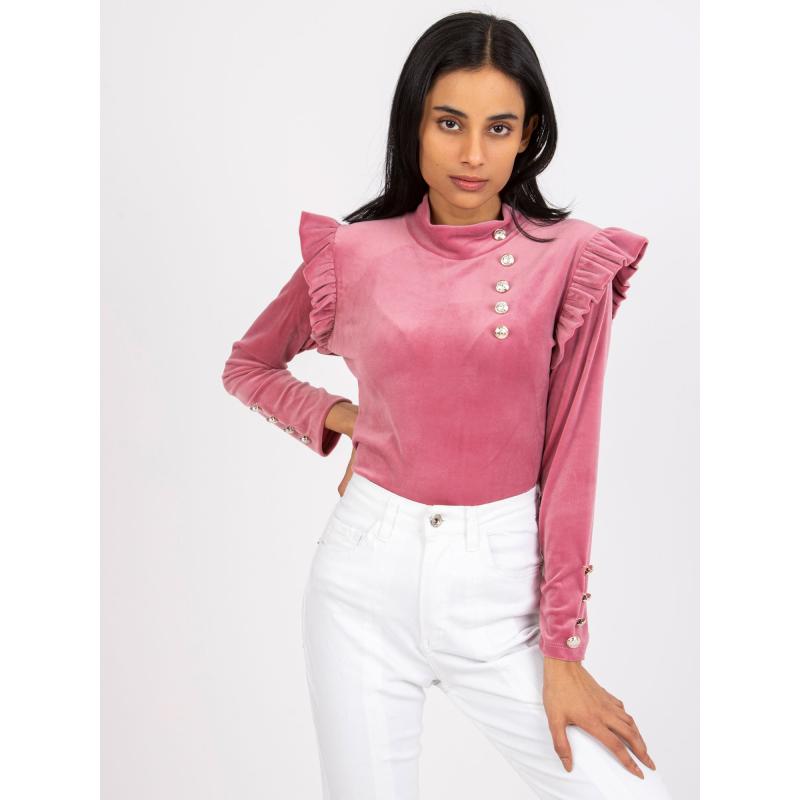 Dámská halenka s dlouhými rukávy CAPRI růžová