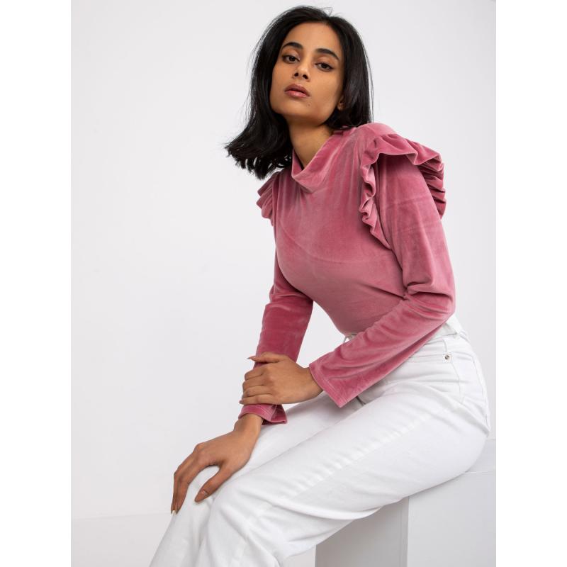 Dámská halenka s volánky EUGENIE růžová 