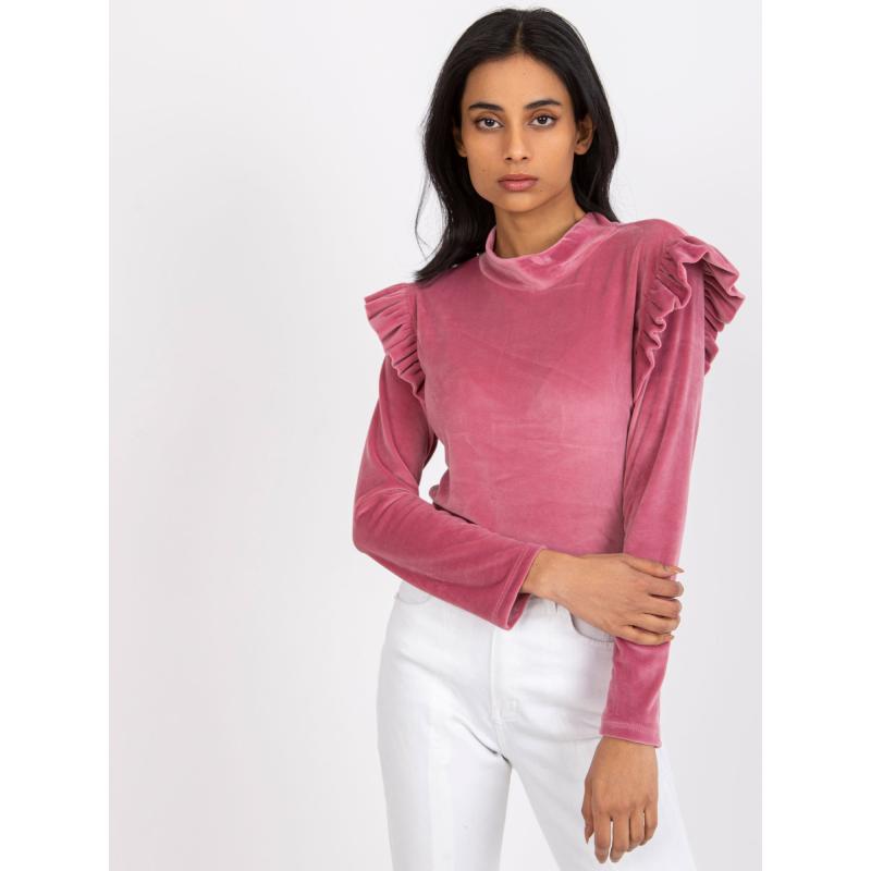 Dámská halenka s volánky EUGENIE růžová 