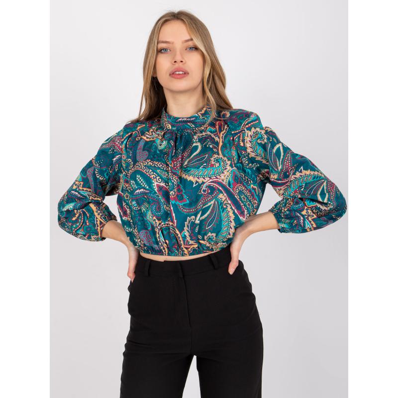 Dámská halenka s potiskem MIA modrá