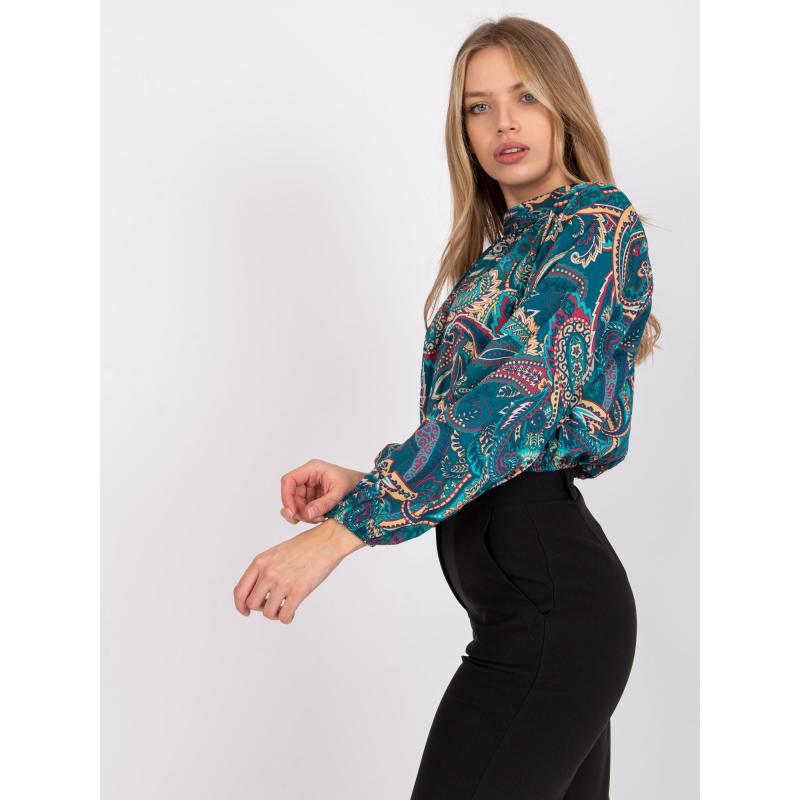 Dámská halenka s potiskem MIA modrá