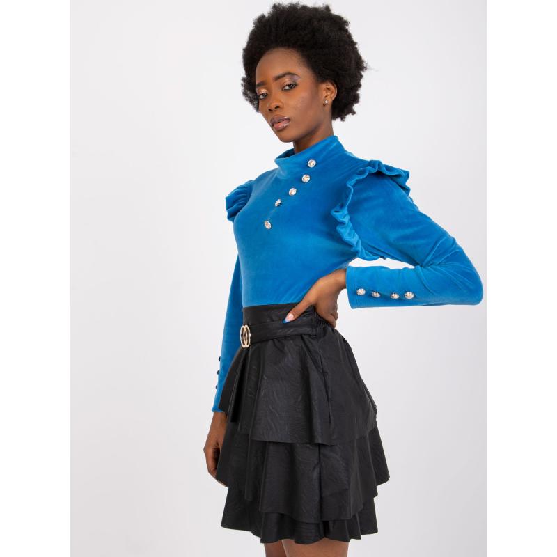 Dámská halenka CAPRI s knoflíky dolů tmavě modrá 