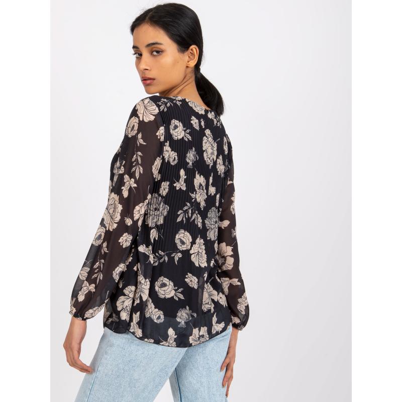 Dámska blúzka LIANA čierno-béžová