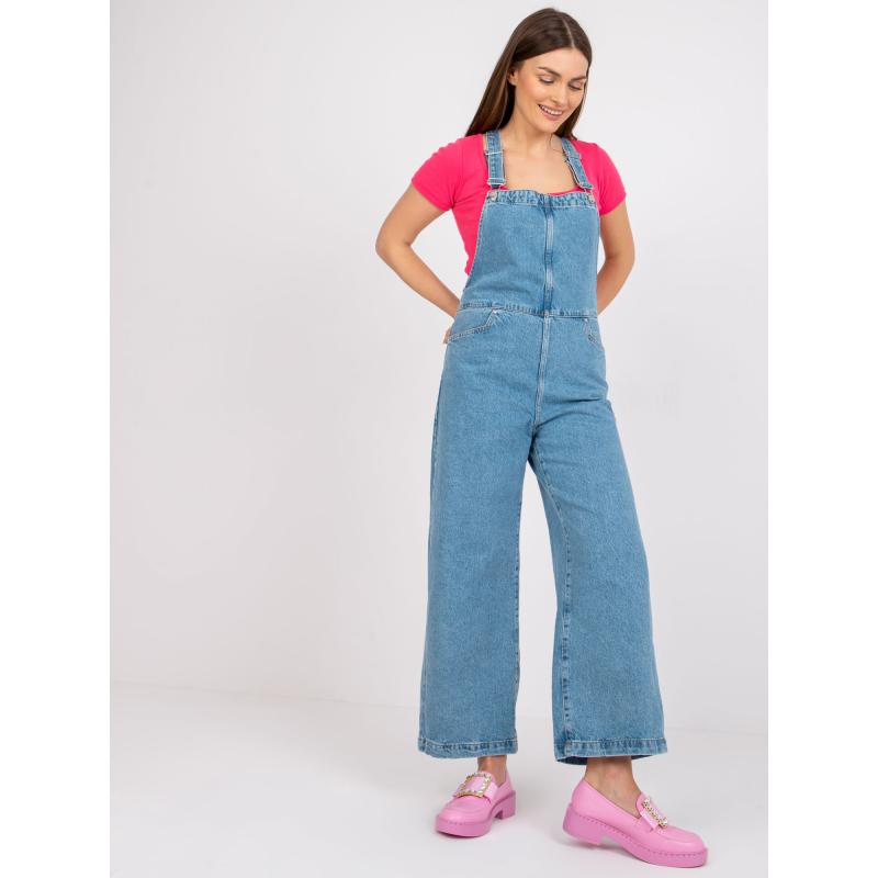 Női farmer overál Verona RUE PARIS világoskék