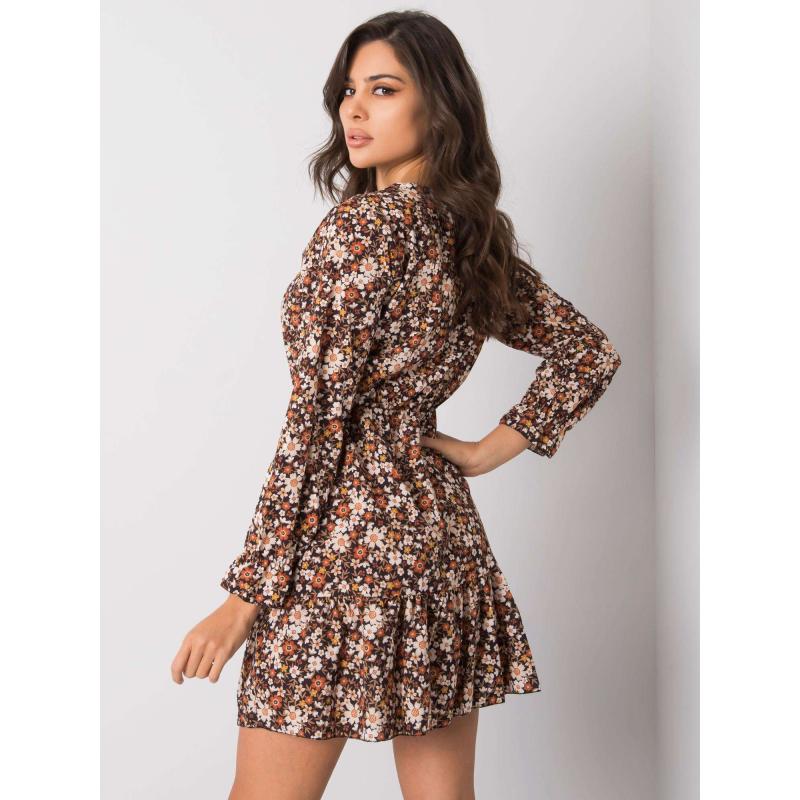 Anavi OCH BELLA női fodros ruha fekete