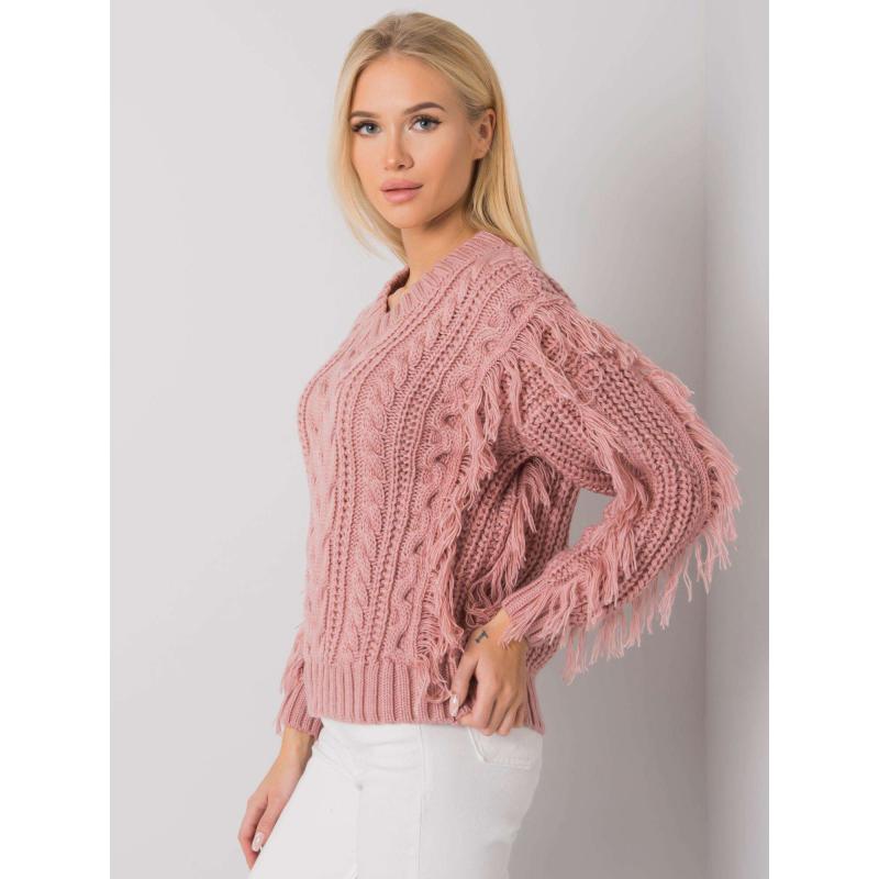 Női kockás pulóver Oregon RUE PARIS rózsaszín Oregon rózsaszín