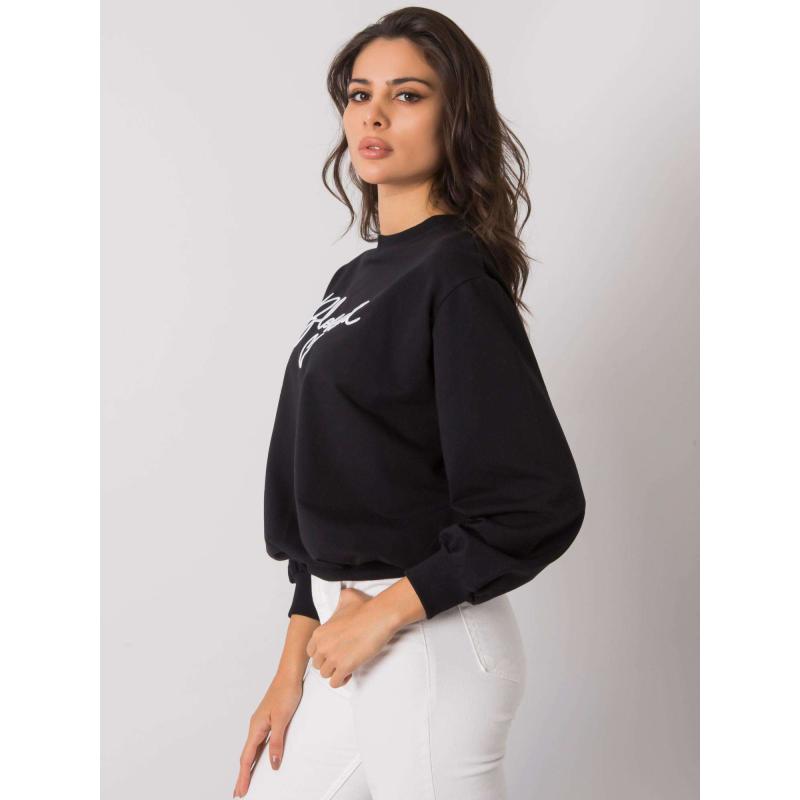 Dámská mikina s nápisem Ercolano RUE PARIS černá 