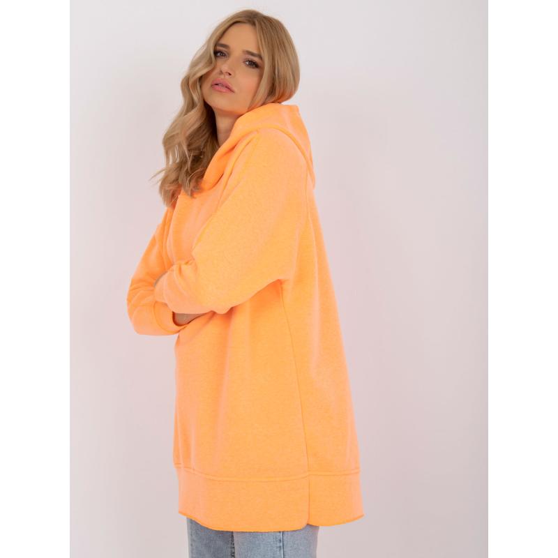 Női kapucnis pulóver CANBERRA narancssárga