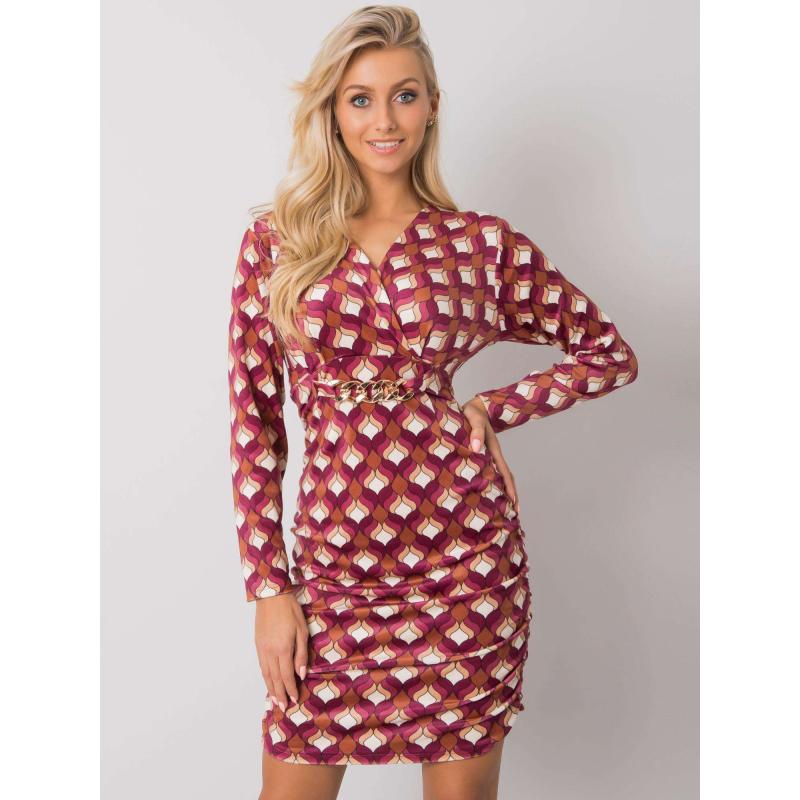 Dámské šaty se vzorem MONTILLA růžové 