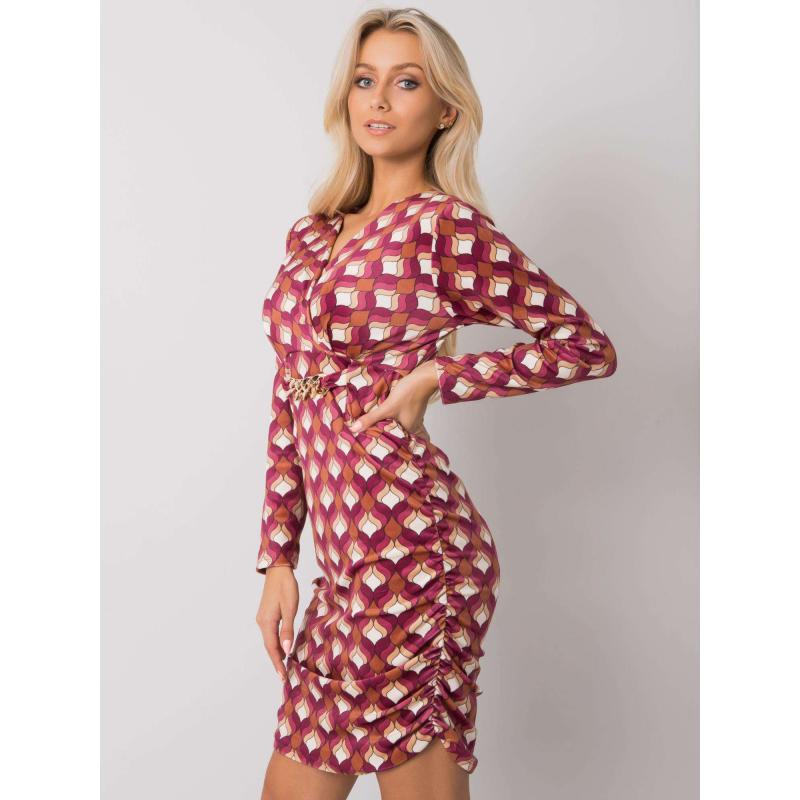 Dámské šaty se vzorem MONTILLA růžové 