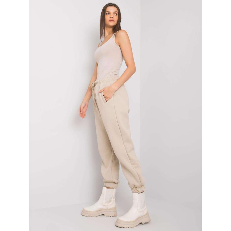 Dámské tepláky Esher RUE PARIS béžové 