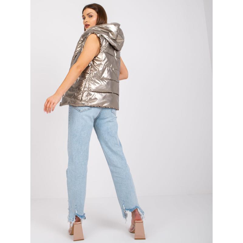 Dámská vesta oboustranná dámská ADDISON béžová