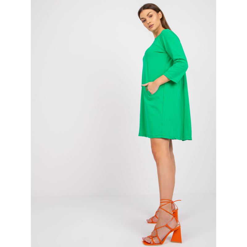 Női pamut ruha DALENNE zöld