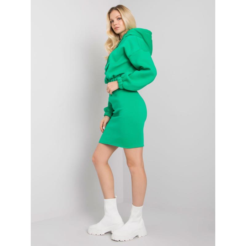 Női szett szoknyával EMILIE zöld