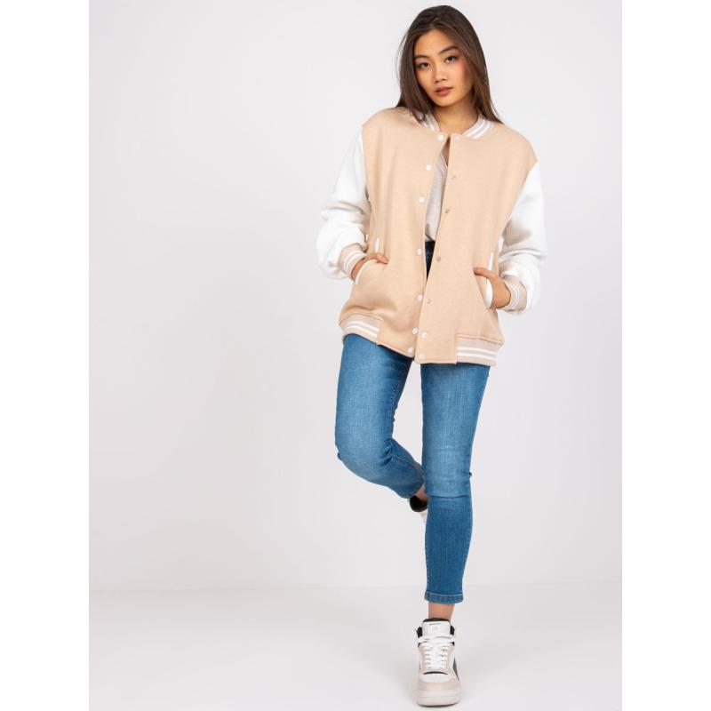 Dámská mikina typu bomber MINORKA béžová