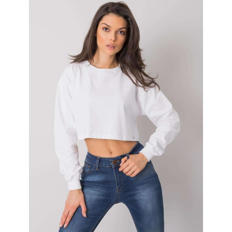 Dámska základná krátka blúzka SIMEONA biela