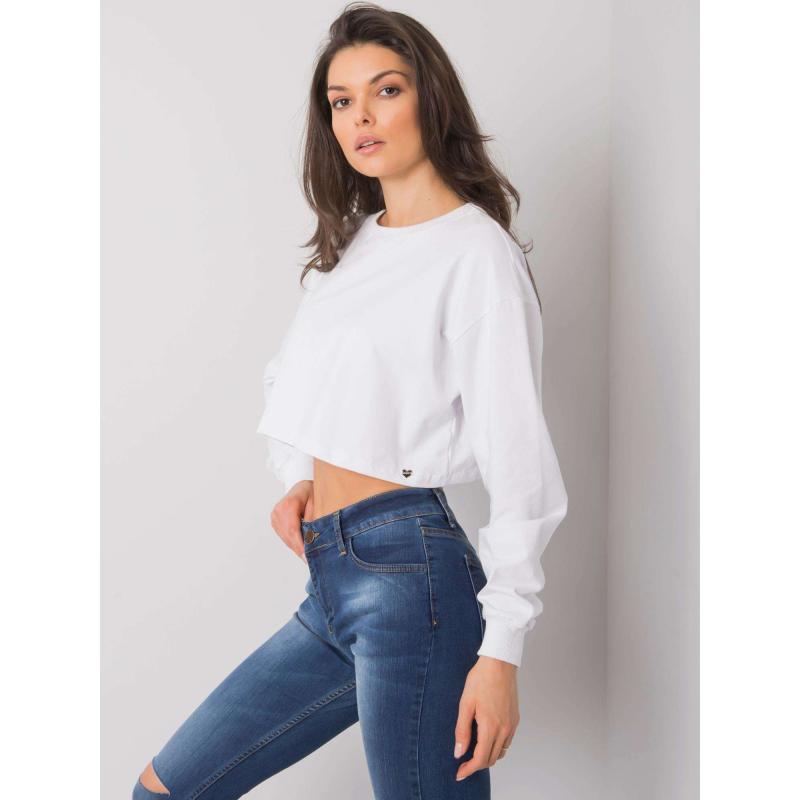 Dámska základná krátka blúzka SIMEONA biela