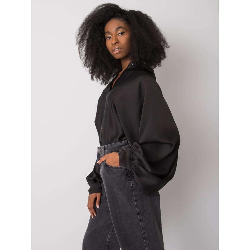 Dámske tričko so širokými rukávmi CRISTINA čierne