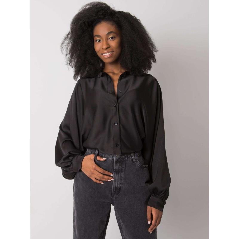 Dámske tričko so širokými rukávmi CRISTINA čierne