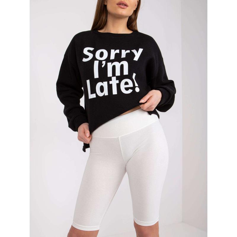 Ecru pamut kerékpáros rövidnadrág Martina