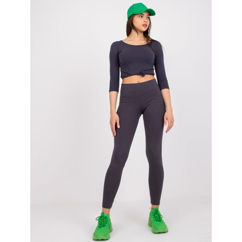 Női pamut leggings Albina RUE PARIS grafit