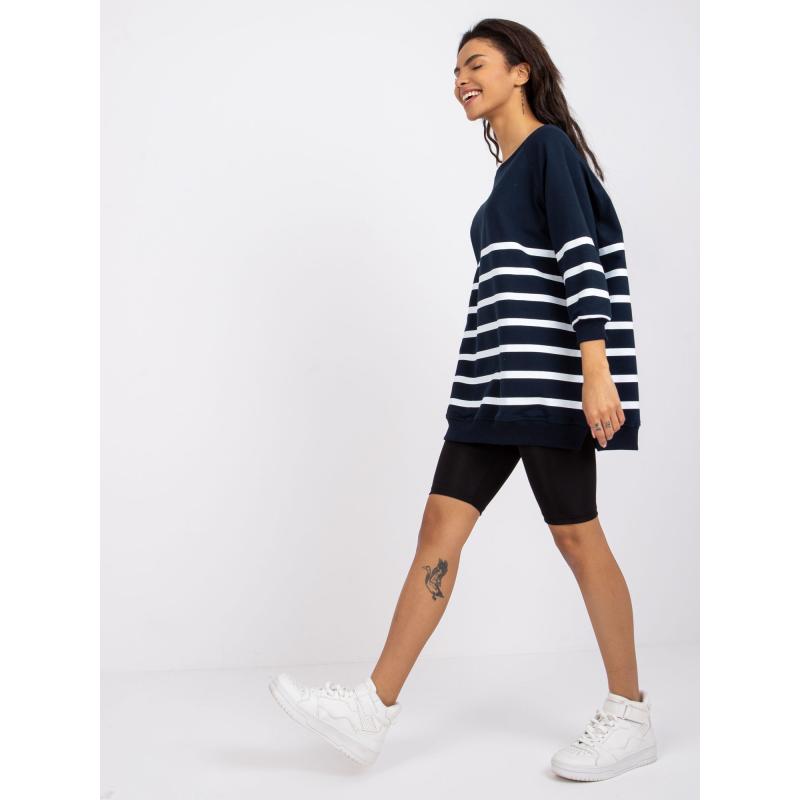 Dámská halenka pruhovaná Sydney RUE PARIS námořnicky modrá a bílá